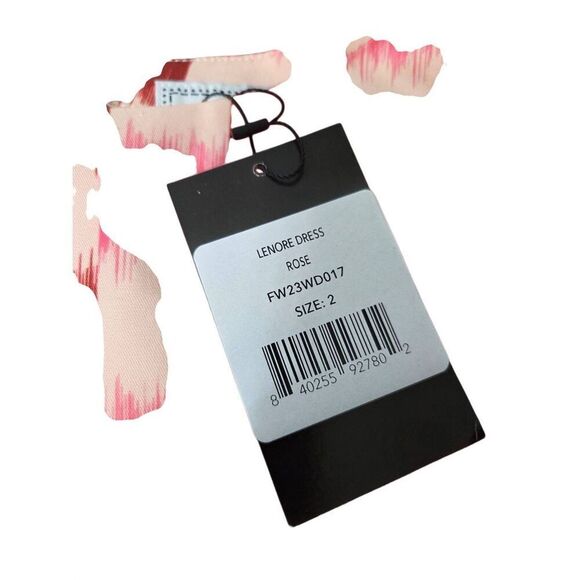 NWT Tuckernuck Autumn Adeigbo Lenore Rose Dress Sz 2 - Picture 2 of 5